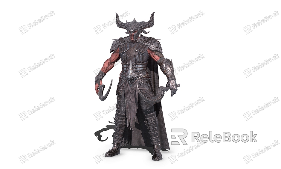 Demon Warrior Demon Knight Caesar Game Character model