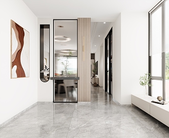 Modern Entrance 3d model