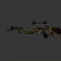 Crossbow Mechanical Crossbow Shift Bow and Arrow Shoot Far Equipment Weapons High-tech Crossbow 3d model