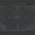Perforated Plastic Storage Basket For Household Supplies Organized Home Utility Use