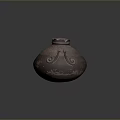 Traditional Handcrafted Earthenware Vase Sculpture With Intricate Carved Patterns And Decorative Designs