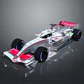Eplusnet Formula Style Race Car With Streamlined Body And LED Wheel Lights 3d model