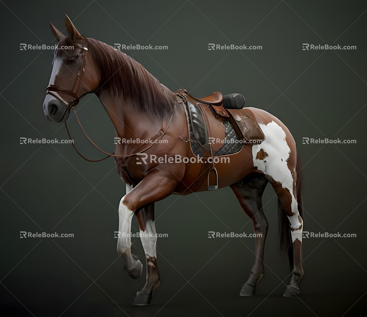 War Horse 3D Model 3d model