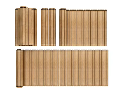 Wooden Books Magazines With Different Scroll Hardcover And Design Styles 3d model
