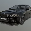 Black BMW Car With RYDER Badge Sporty Exterior And Alloy Wheels