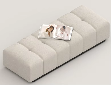 Bench sofa stool 3d model