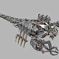 Detailed Mechanical Scorpion With Futuristic Metallic Exoskeleton And Robotic Limbs Design