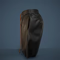 Gray Casual Shorts with Drawstring Waist and Front Back Pockets Design