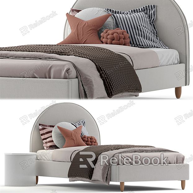 Modern Single Bed model