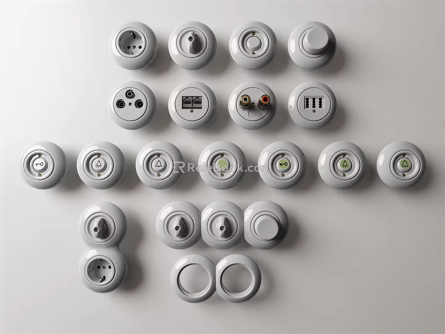 Modern Switch 3d model