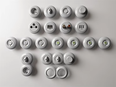 Modern Switch 3d model