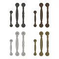 Stylish Door Handles With Brass Silver Finishes And Round Knob Designs