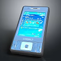 Cobalt Mobile Phone With Colorful Interface And Apps