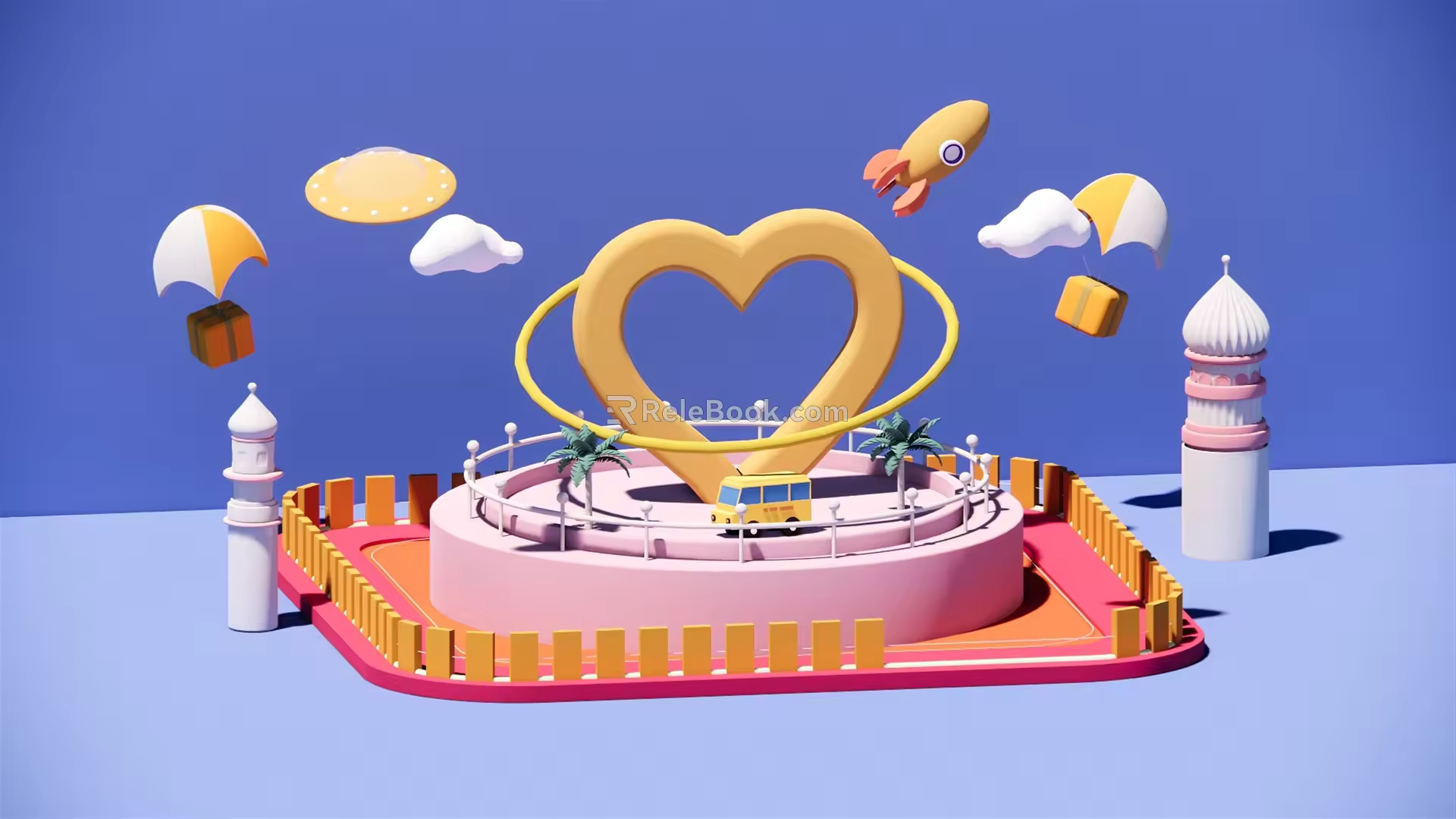 Modern Meichen e-commerce Meichen 3d model