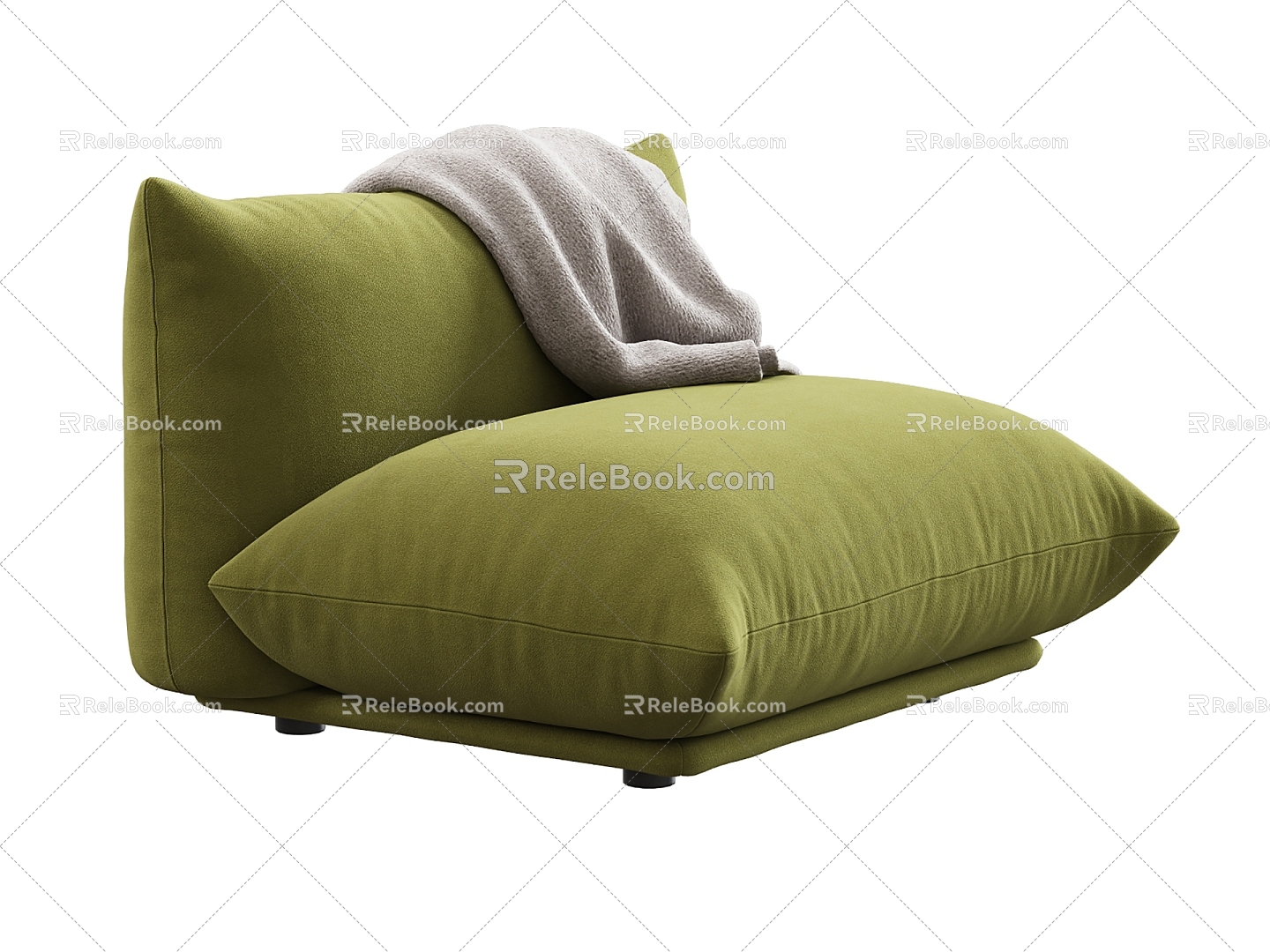 Arflex Marenco Lazy Sofa Single Sofa 3d model