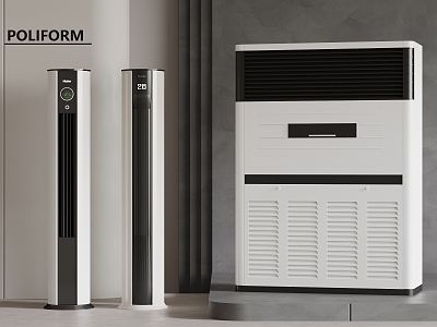 Modern Air Conditioning Vertical Air Conditioning Commercial Grade Water Temperature Air Conditioning 3d model