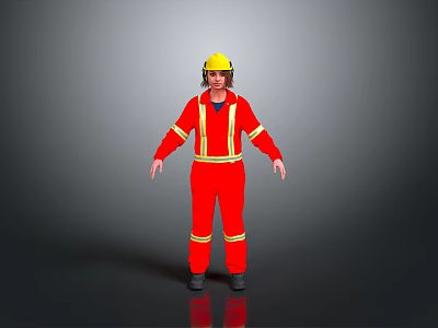 Firefighter Clothing Miner Female Miner Clothing Firefighter Fire Clothing Male Character Male Character 3d model