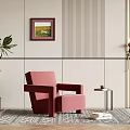 Single sofa 3d model