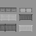 Modern Decorative Railings With Various Styles Black And White Designs For Home Or Office