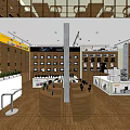 Modern Digital Store Interior With Apple Display Tables And Various Digital Products On Shelves