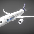 Airbus Fuel Efficient Undelivered Airliner With Tail 100 Logo Exterior Design