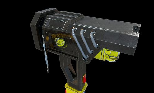 Modern Hammer Boom Hammer 3d model