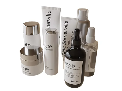 Washing Daily Essentials Gentle Formula Bottles Tubes Spray Jars for Household Use 3d model