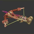 Crossbow Mechanical Crossbow Shift Bow and Arrow Shoot Far Equipment Weapons High-tech Crossbow 3d model