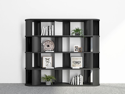 Bookshelf Ornaments Bookshelf Decorative Storage Rack Decorative Rack Bookshelf Shelf model