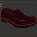 Burgundy Leather Loafer With Classic Design For Casual And Formal Wear