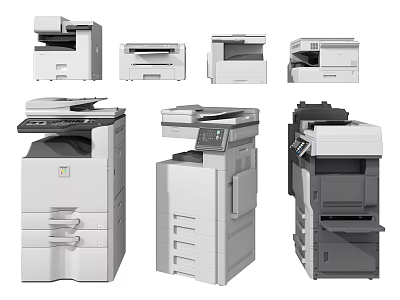 Office Appliances Featuring Multifunctional Printers Copiers And Scanners For Modern Workplace 3d model
