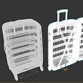 Trolley Case Suitcase Luggage 3d model