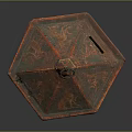 Wooden Box Storage Box Item Box Collection Box Jewel Box Small Box Container Realistic 3d model