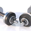Adjustable Dumbbells For Home Gym Fitness Sports Equipment With Weight Plates