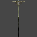 Thorn Sword with Chain Handle 3d model