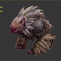 Modern game character bear monster cartoon monster monster 3d model