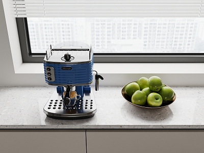 Coffee machine fruit plate kitchen appliances model