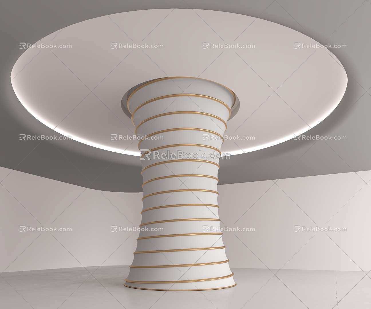 Modern Column 3d model