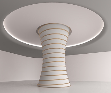 Modern Column 3d model