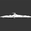 Modern Spaceship Spacecraft 3d model