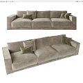 Modern Multiplayer Sofa Minotti Multiplayer Sofa Multiplayer Sofa Living Room Sofa 3d model