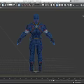 Game Movie Character Captain America in Blue Red White Uniform With Chest Star and Helmet
