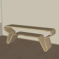 Modern bench 3d model