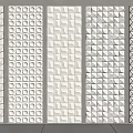 Modern wall panel modeling wall panel decorative panel 3d model