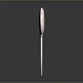 Colorful Red And White Spiral Lollipop On White Stick With Gray Gradient Background