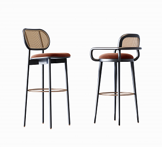 Modern Bar Chair 3d model