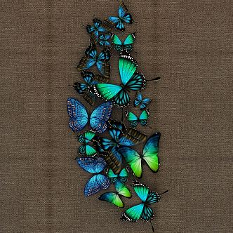 Modern Butterfly Craft 3d model