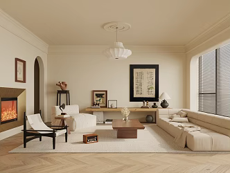 The Silent Living Room 3d model