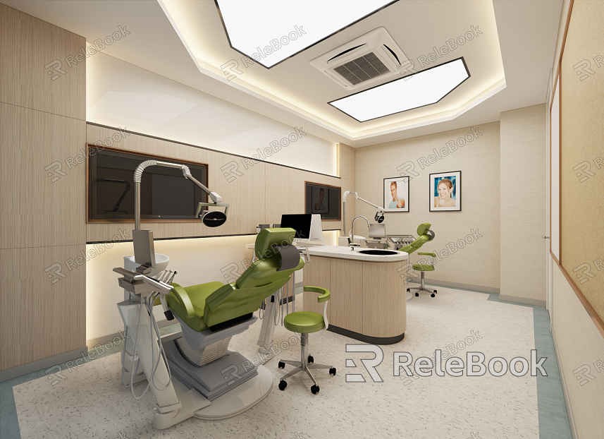 Modern Clinic Stomatological Hospital model