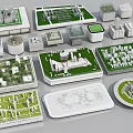 Sales Office Building Architectural Models With Modern Design And Detailed Layouts